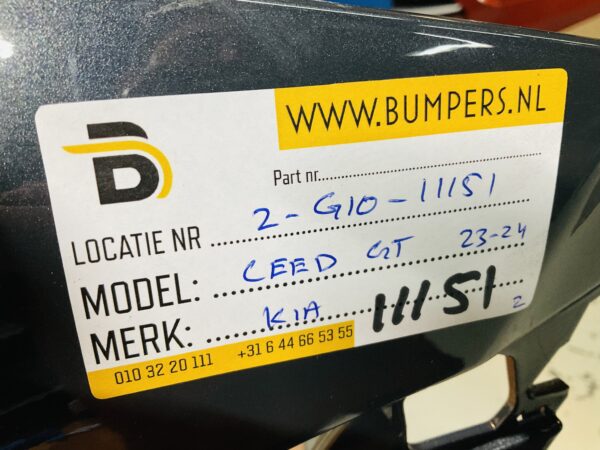 BUMPER Kia Ceed GTline GT-Line 2023-2024 VOORBUMPER 2-G10-11151z