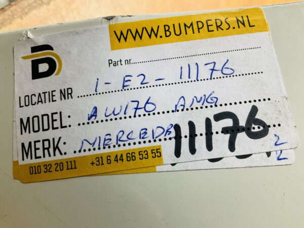 Bumper Mercedes A klasse W176 AMG Facelift 6xpdc  2016-2019 Achterbumper 1-E2-11176T