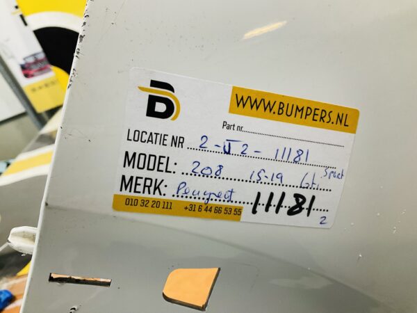 BUMPER Peugeot 208 GT Sport Facelift  2016-2019 VOORBUMPER 2-J2-11181z