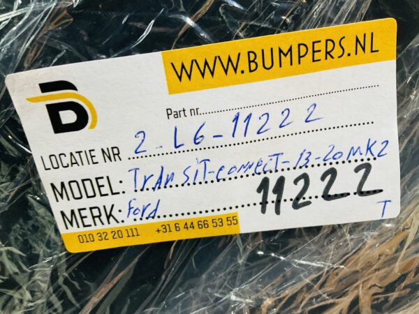 Bumper Ford Transit MK2 2012-2020  Achterbumper 2-L6-11222T