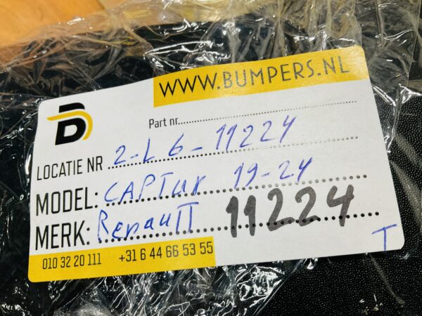 Bumper Renault Captur 2019-2024 850B27697R  Achterbumper 2-L6-11224T