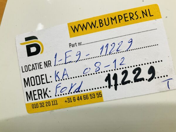 Bumper Ford KA 2008-2012 Achterbumper 1-E9-11229T