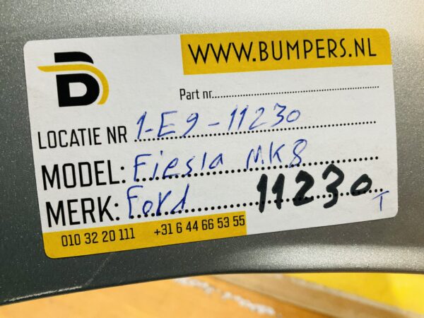 Bumper Ford Fiesta MK8 Achterbumper 1-E9-11230T
