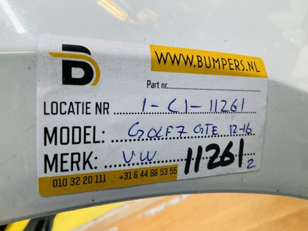 BUMPER Volkswagen Golf 7 GTE 2012-2016 VOORBUMPER 1-C1-11261z