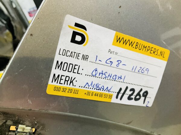 BUMPER Nissan Qashqai J10 2010-2016 62022BR10H VOORBUMPER 1-G8-11270z