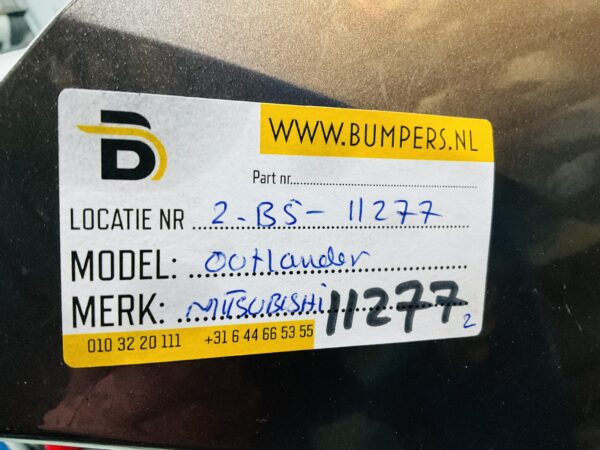 BUMPER Mitsubishi Outlander kls  6410G227ZZ VOORBUMPER 2-B5-11277z