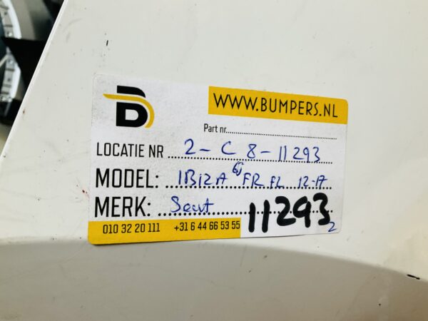 BUMPER Seat Ibiza 6J FR Facelift 2012-2016 VOORBUMPER 2-C8-11293z
