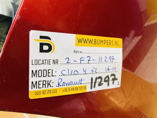 BUMPER Renault Clio 4 Facelift 2016-2019 VOORBUMPER 2-F7-11297z