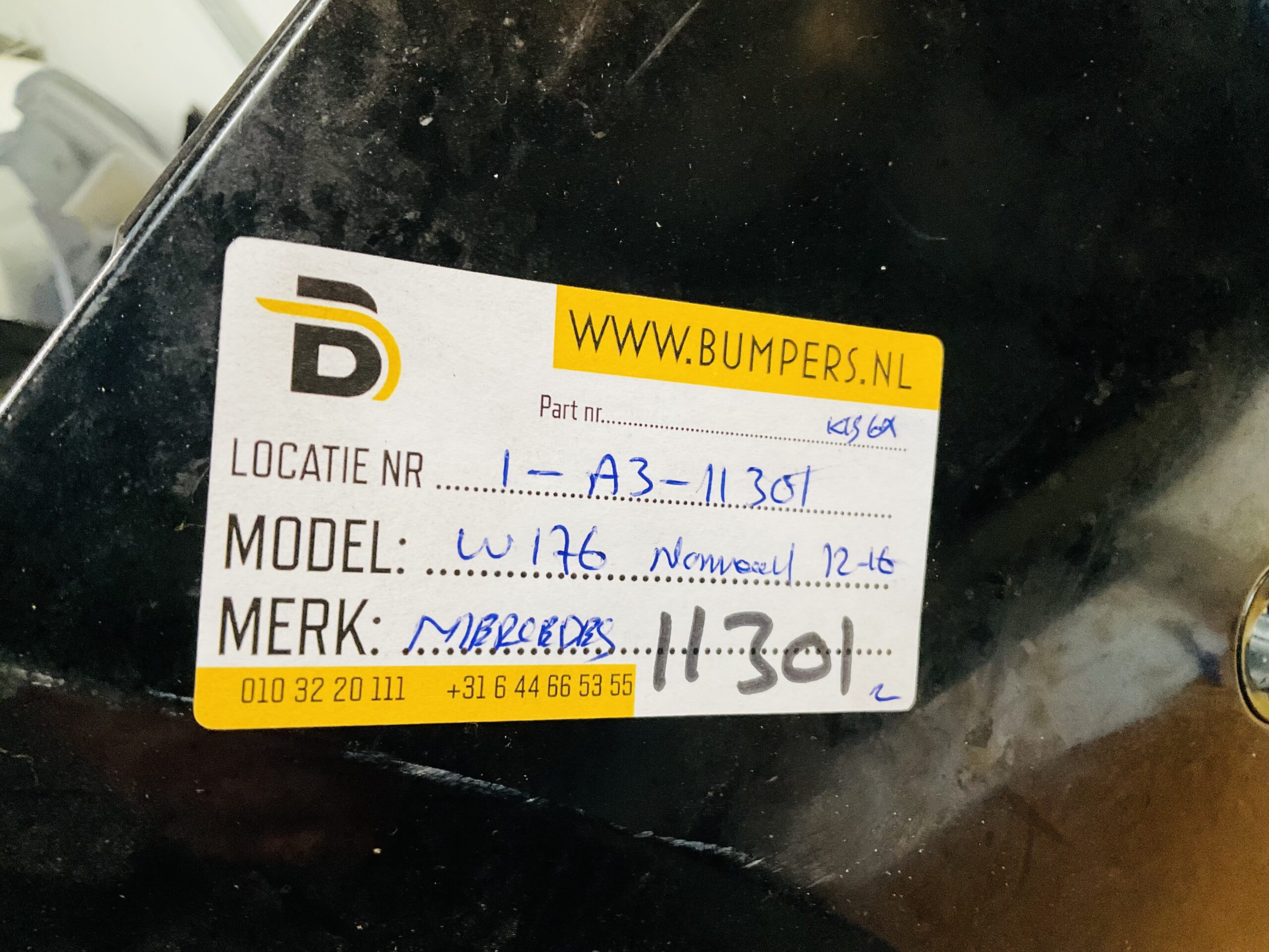 BUMPER Mercedes A Klasse W176 Normaal kls 6xpdc 2012-2016 VOORBUMPER 1-A3-11301z
