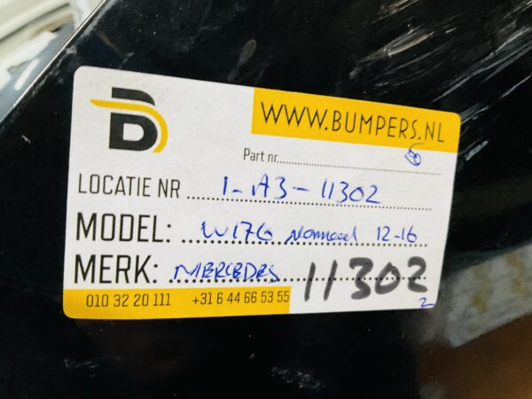 BUMPER Mercedes A Klasse W176 Normaal 6xpdc 2012-2016 VOORBUMPER 1-A3-11302z