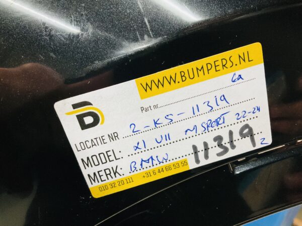 BUMPER BMW X1 U11 Msport MPakket M-Pakket 6xpdc 2022-2024 VOORBUMPER 2-K5-11319z
