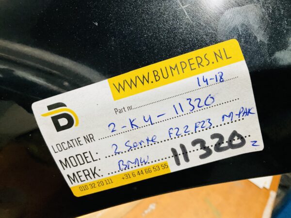 BUMPER BMW 2 Serie F22 F23 MPakket M-Pakket 2014-2018 VOORBUMPER 2-K4-11320z