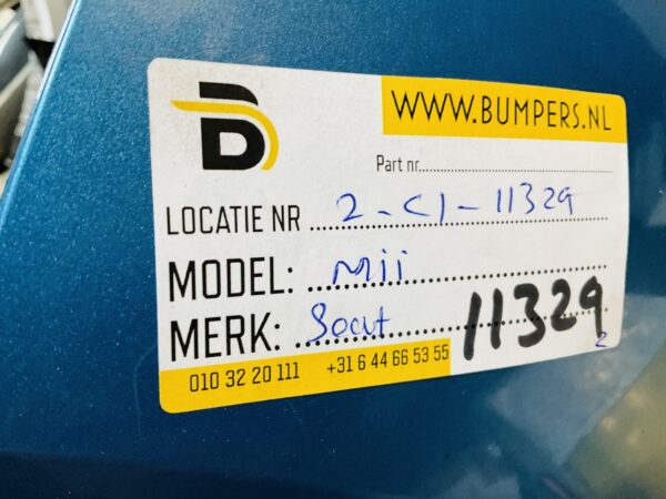 BUMPER Seat Mii 2011-2024 VOORBUMPER 2-C1-11329z