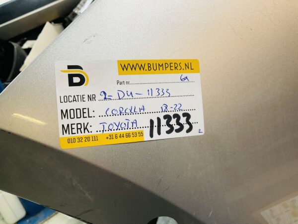 BUMPER Toyota Corolla 6xpdc 2018-2022 VOORBUMPER 2-D4-11333z