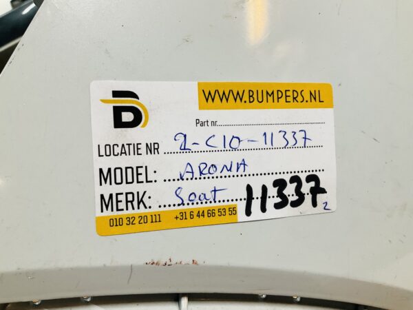 BUMPER Seat Arona 2017-2021 VOORBUMPER 2-C10-11337z