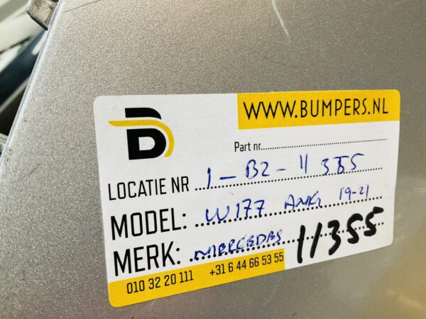 BUMPER Mercedes A Klasse W177 AMG geen pdc 2019-2022 VOORBUMPER 1-B2-11355z