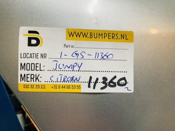 BUMPER Citroen Jumpy 6xpdc 9808638877 VOORBUMPER 1-G5-11360z