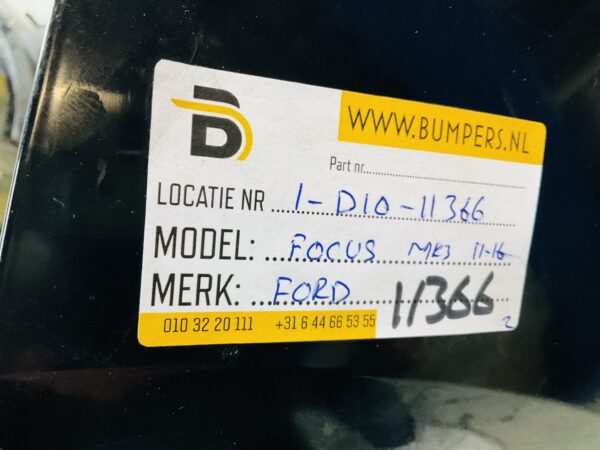 BUMPER Ford Focus MK3 2011-2016 VOORBUMPER 1-D10-11366z