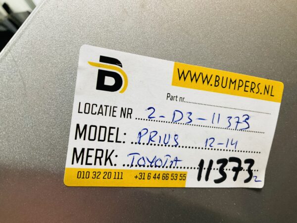 BUMPER Toyota Prius pdc  2012-2014 VOORBUMPER 2-A3-11373z