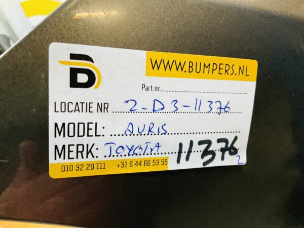 BUMPER Toyota Auris 2012-2018 VOORBUMPER 2-D3-11376z