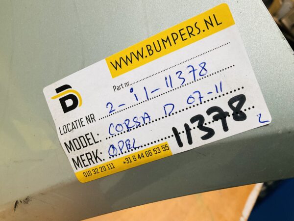 BUMPER Opel Corsa D 2007-2011 VOORBUMPER 2-i1-11378z