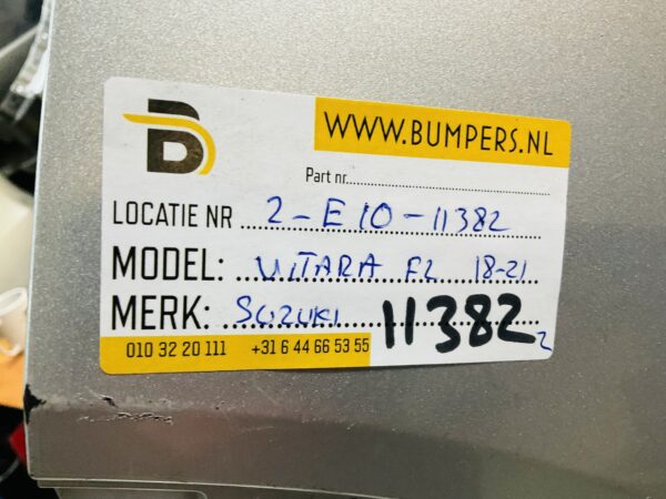 BUMPER Suzuki Vitara Facelift 2018-2021 VOORBUMPER 2-E10-11382z