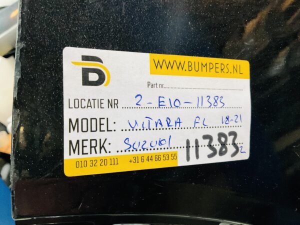 BUMPER Suzuki Vitara Facelift 2018-2021 VOORBUMPER 2-E10-11383z