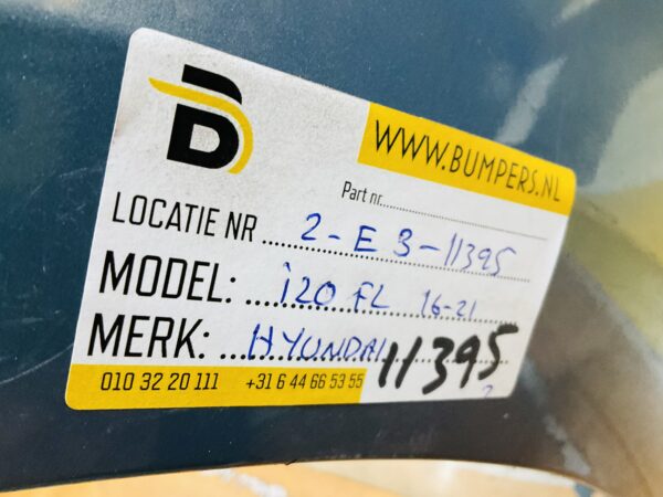 BUMPER Hyundai i20 Facelift 2016-2021 VOORBUMPER 2-E3-11395z