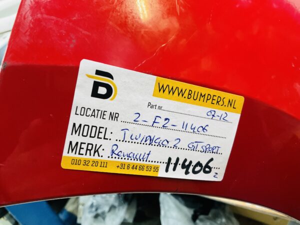 BUMPER Renault Twingo 2 GT Sport 2007-2012 VOORBUMPER 2-F2-11406z