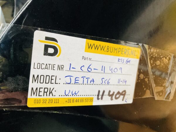 BUMPER Volkswagen Jetta 5C6 kls 6xpdc 2011-2014 VOORBUMPER 1-C6-11409z