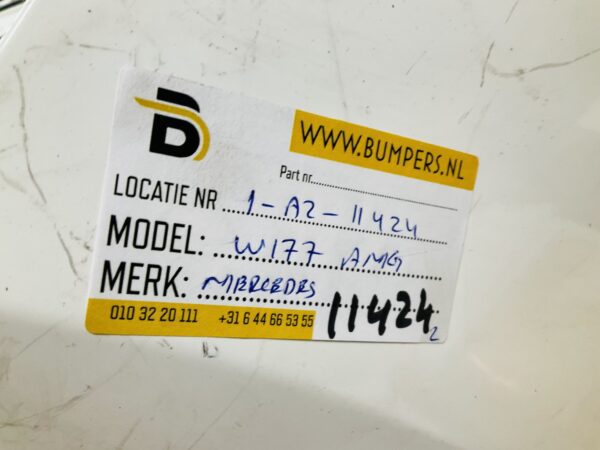 BUMPER Mercedes A Klasse W177 AMG Geen pdc 2019-2024 VOORBUMPER 1-A2-11424z