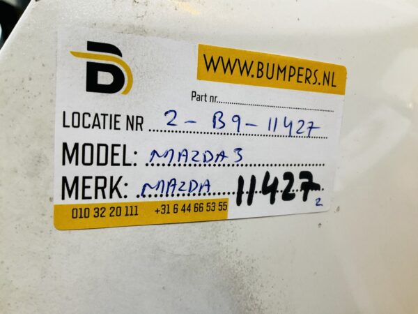 BUMPER Mazda 2 KF090 VOORBUMPER 2-B9-11427z