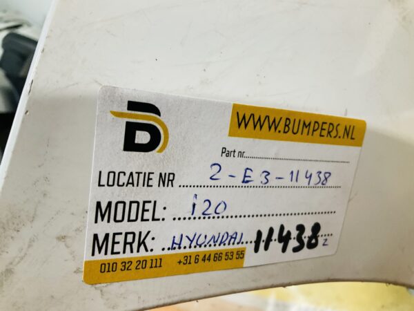 BUMPER Hyundai i20 Facelift 2016-2021 VOORBUMPER 2-E3-11438z