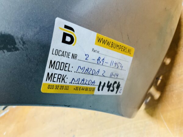 BUMPER Mazda 2  2011-2014 dr61-501t1  VOORBUMPER 2-B9-11454z