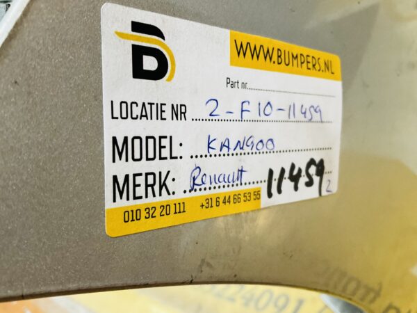 BUMPER Renault Kangoo VOORBUMPER 2-F10-11459z