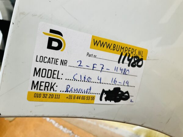 BUMPER Renault Clio 4 Facelift 2016-2019 VOORBUMPER 2-F7-11480z