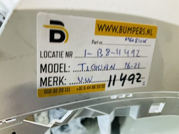 BUMPER Volkswagen Tiguan Rline R-Line kls 6xpdc 2016-2021 VOORBUMPER 1-B8-11492z