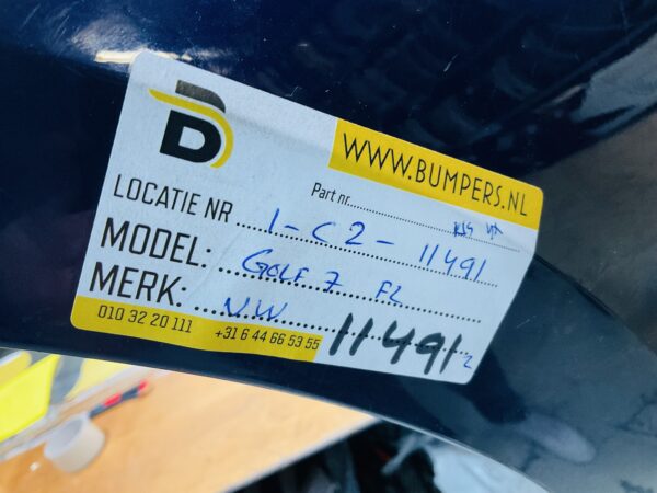 BUMPER Volkswagen Golf 7 Facelift kls 4xpdc VOORBUMPER 1-C2-11491z