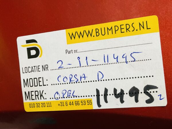 BUMPER Opel Corsa D 175498858 VOORBUMPER 2-i1-11495z