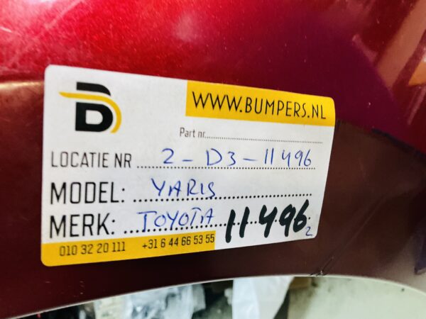 BUMPER Toyota Yaris Facelift 2019-2024 VOORBUMPER 2-D3-11496z