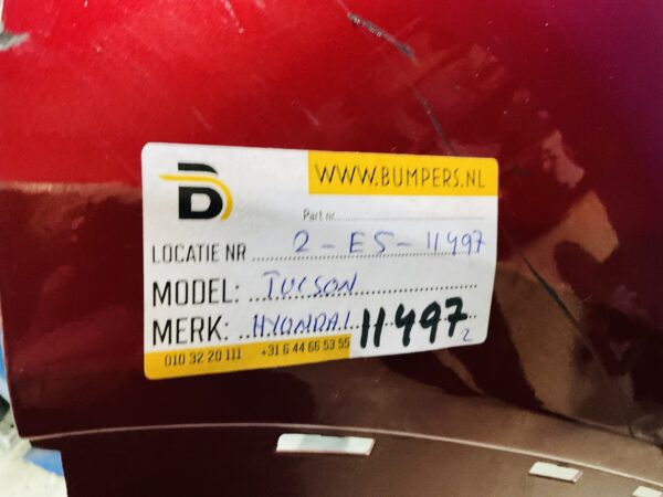 BUMPER Hyundai Tucson 4xpdc 2022-2023 VOORBUMPER 2-E5-11497z