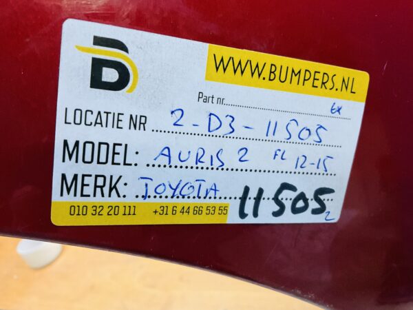 BUMPER Toyota Auris 2 Facelift  6xpdc 2012-2015 VOORBUMPER 2-D3-11505z