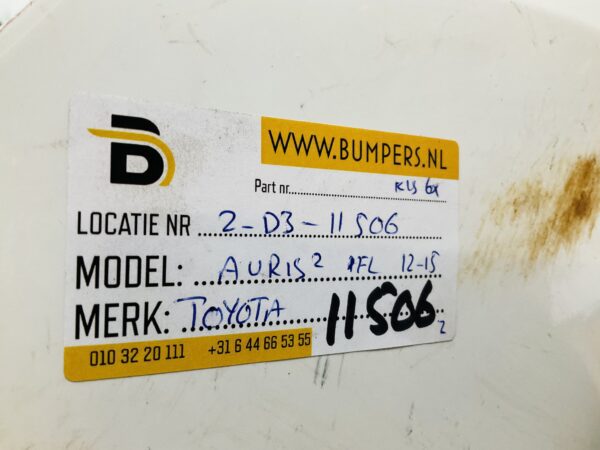 BUMPER Toyota Auris 2 Facelift kls 6xpdc 2012-2015 VOORBUMPER 2-D3-11506z