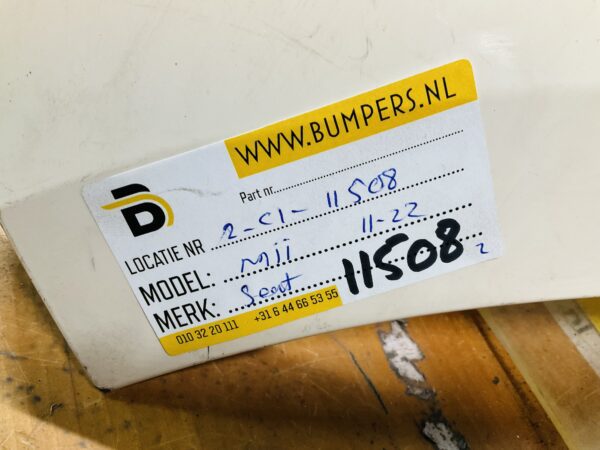 BUMPER Seat Mii 2011-2022 VOORBUMPER 2-C1-11508z