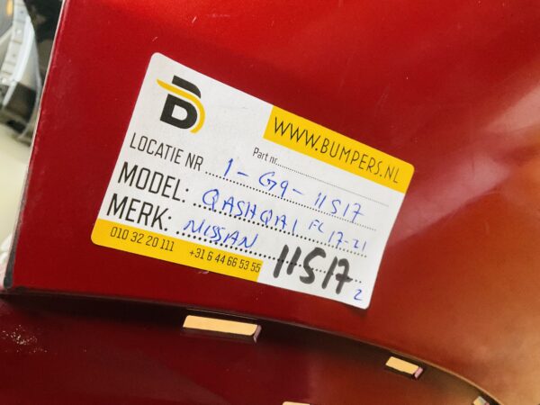 BUMPER Nissan Qashqai Facelift  2017-2021 VOORBUMPER 1-G9-11517z