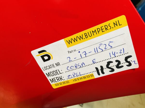 BUMPER Opel Corsa E 2014-2021 VOORBUMPER 2-i7-11525z
