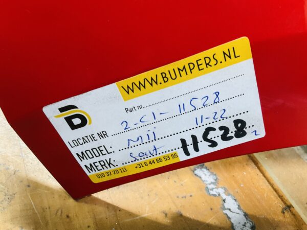 BUMPER Seat Mii 2011-2022 VOORBUMPER 2-C1-11528z