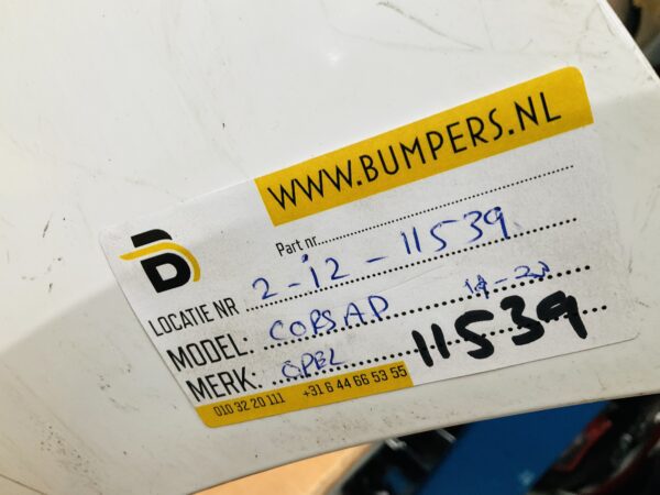 BUMPER Opel Corsa F 2019-2024 VOORBUMPER 2-i2-11539z