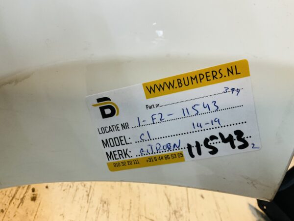 BUMPER Citroen C1 2014-2019 VOORBUMPER 1-F2-11543z
