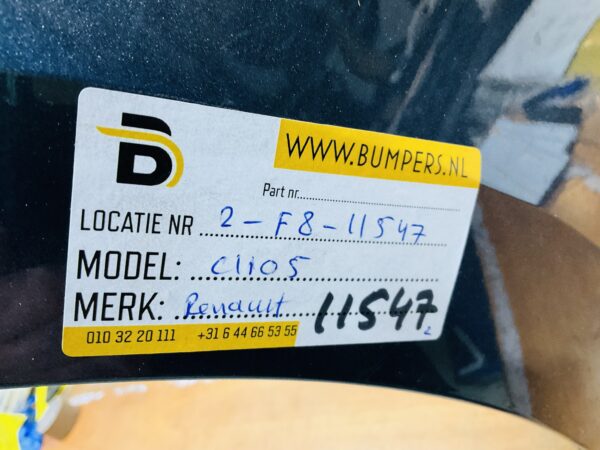 BUMPER Renault Clio 5 2019-2023  VOORBUMPER 2-F8-11547z